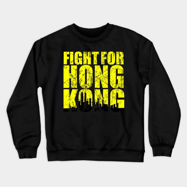 Hong Kong Strong Crewneck Sweatshirt by hadlamcom